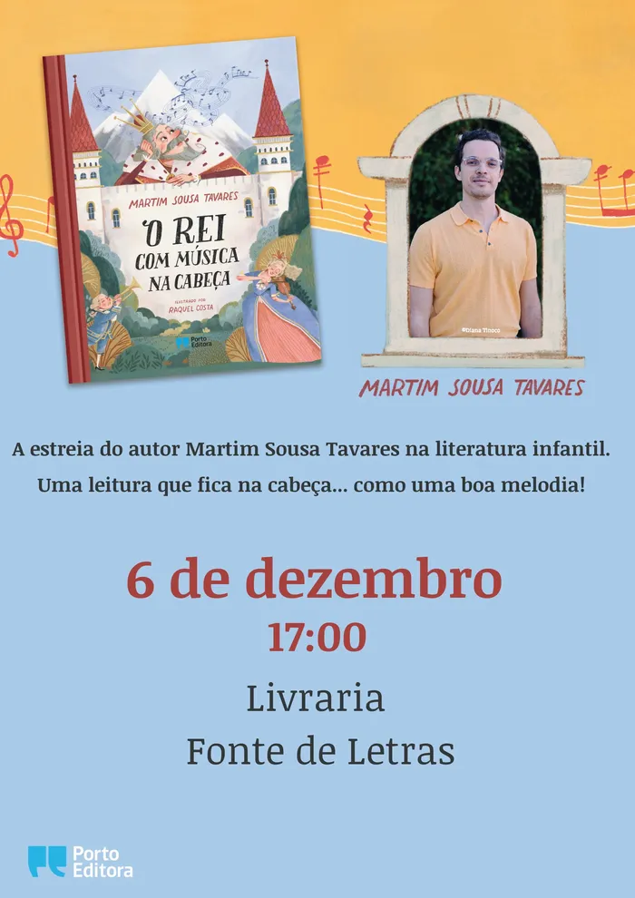 Apresentação do livro "O Rei com Música na Cabeça"