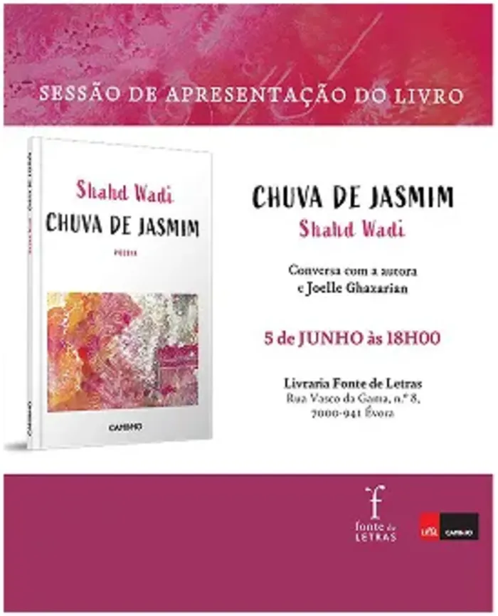 Apresentação do livro “Chuva de Jasmim”, de Shahd Wadi