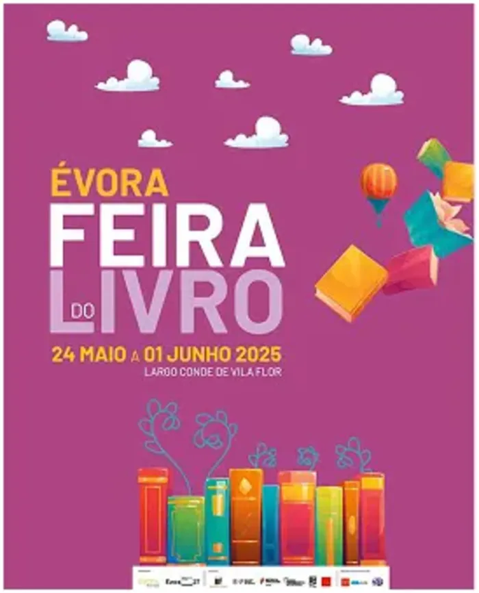 Feira do Livro de Évora no Largo Conde de Vila Flor